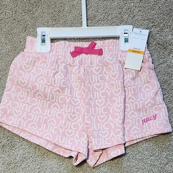 Juicy Couture Light Pink Kids Pajama Set - Picture 5 of 8